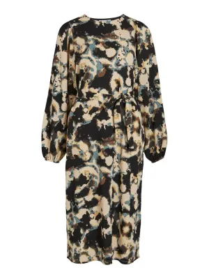 14089950 VIcaia Maya L/S Midi Dress