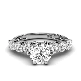 1.45-3.95 CT Round Cut Lab Grown Diamonds - Engagement Ring