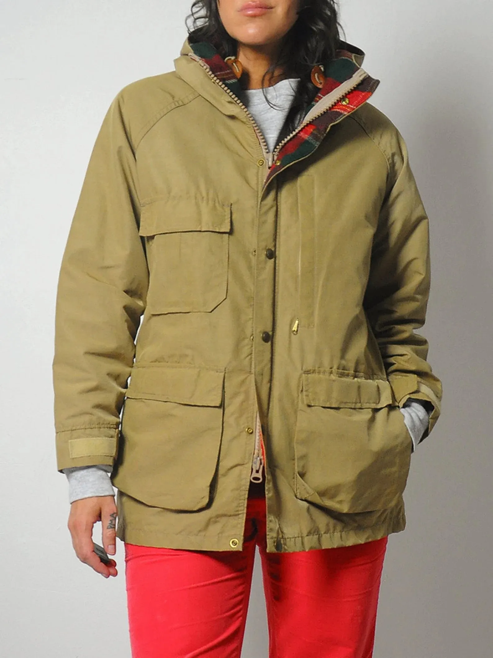 1980's Camel Woolrich Parka