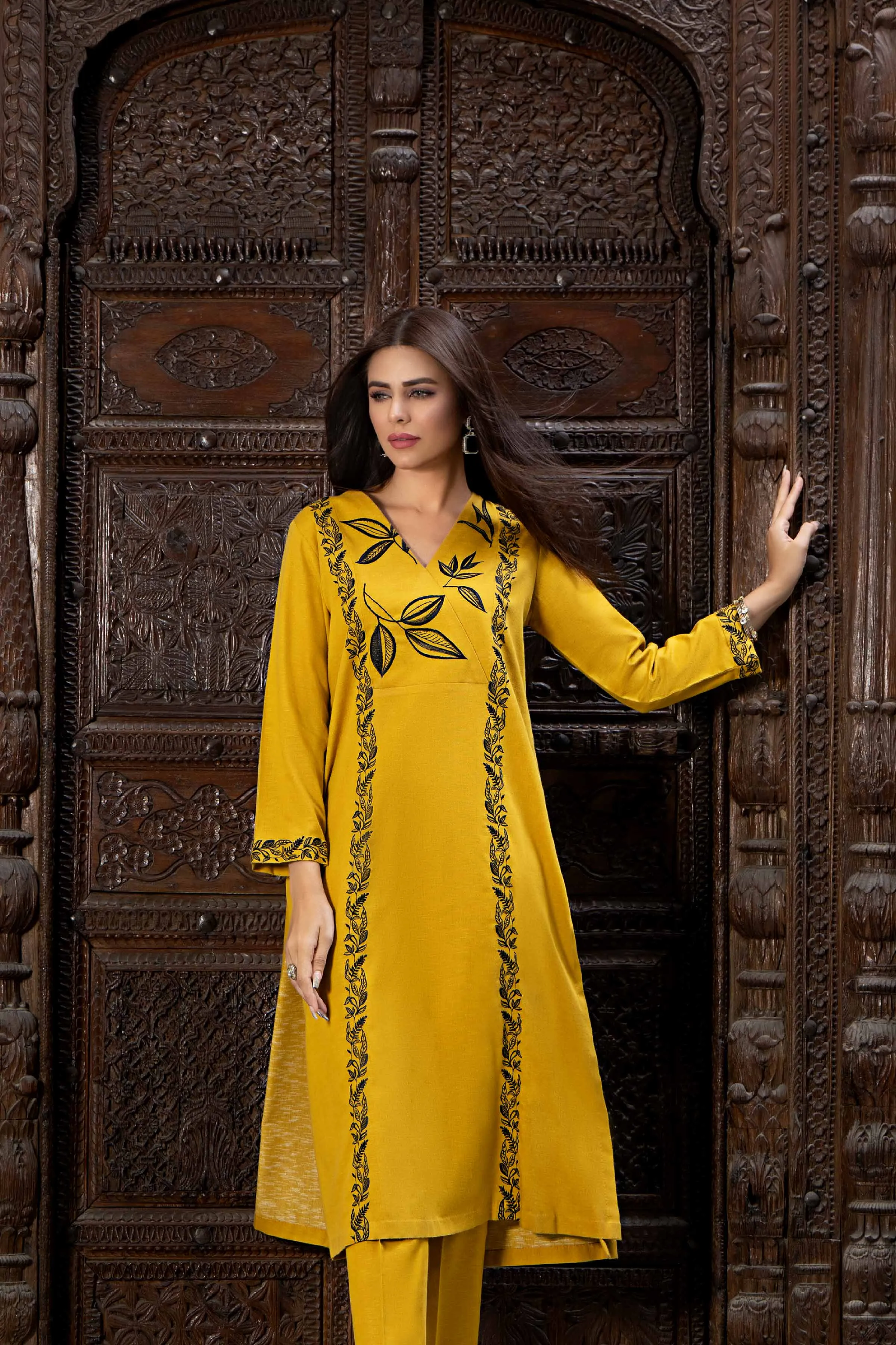 2 Piece - Embroidered Suit - KFW23-15