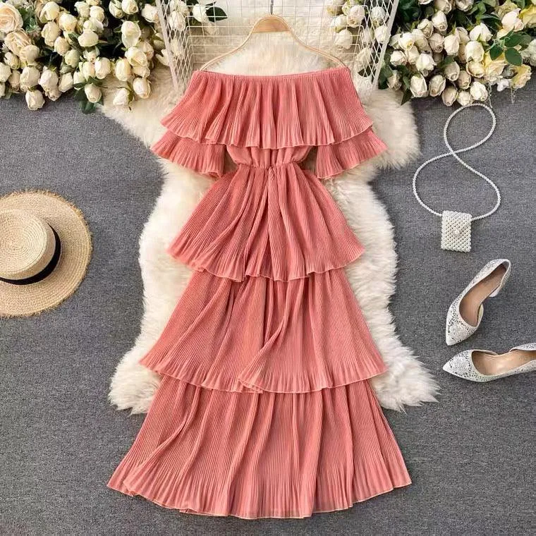 Adele Statement Tiered Dress