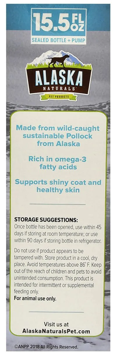 Alaska Naturals Wild Alaskan Pollock Oil for Dogs