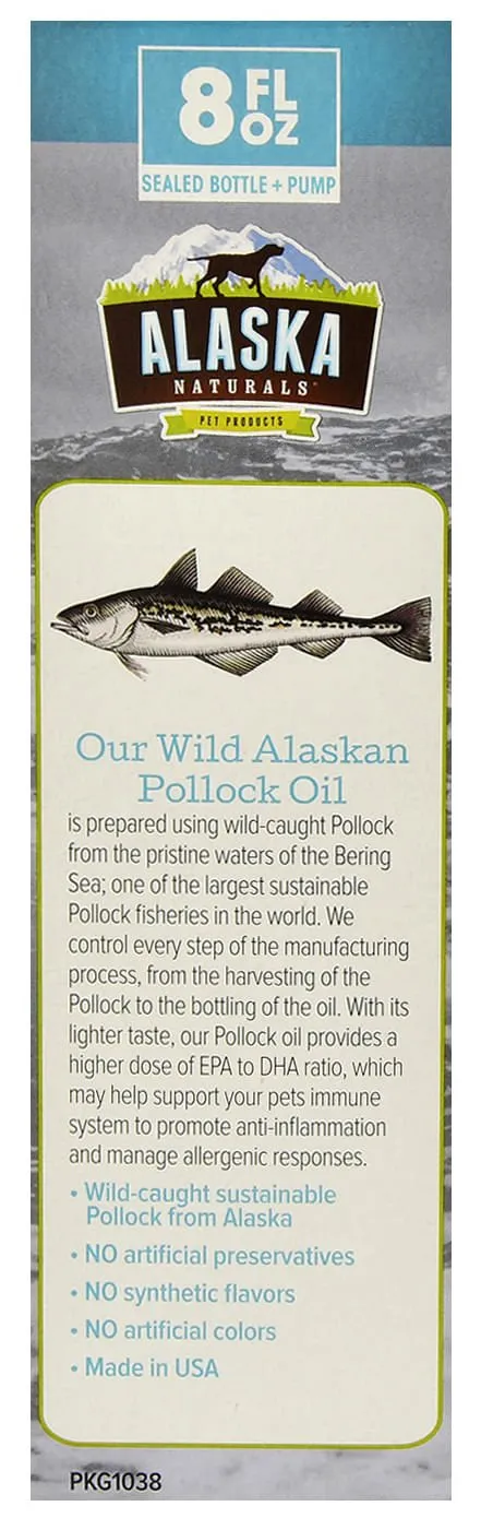 Alaska Naturals Wild Alaskan Pollock Oil for Dogs