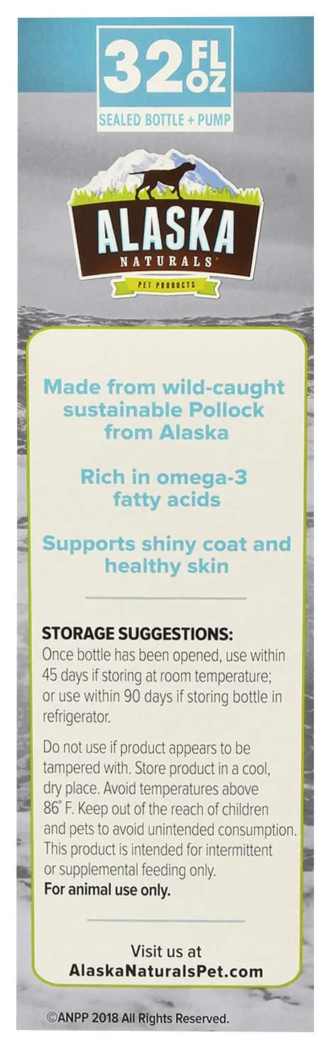 Alaska Naturals Wild Alaskan Pollock Oil for Dogs