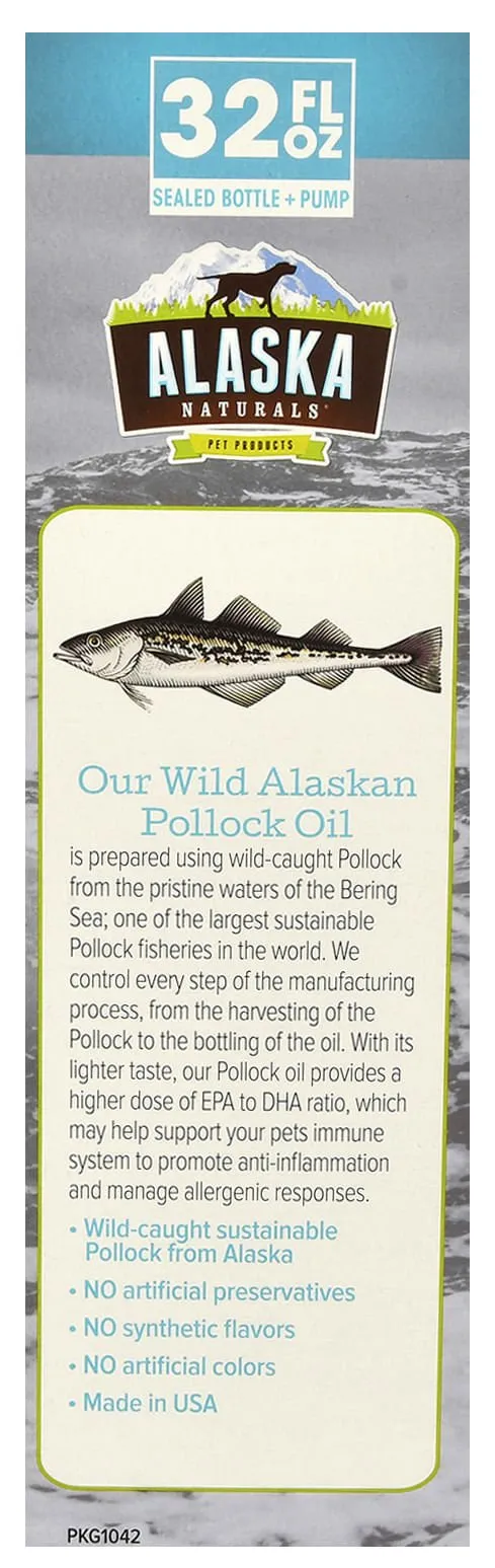 Alaska Naturals Wild Alaskan Pollock Oil for Dogs