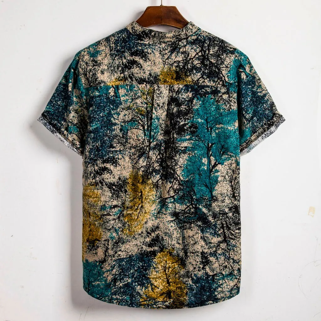 Antonios Casual Hawaiian Short-Sleeve Shirt