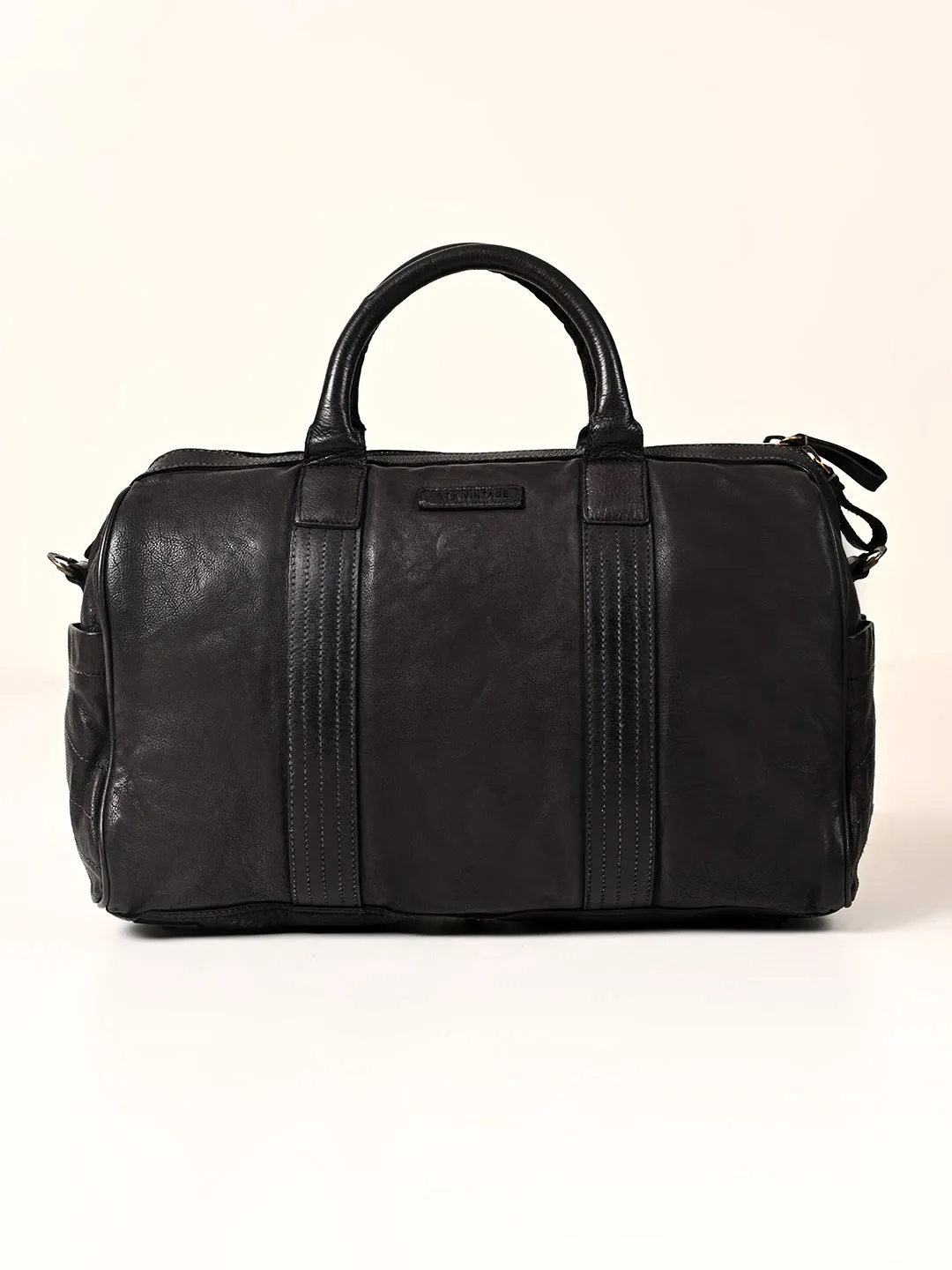 Art N Vintage Alexander: Real Leather Duffle Bag