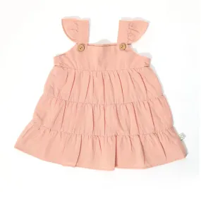 Baby Summer Dress - Coral Almond