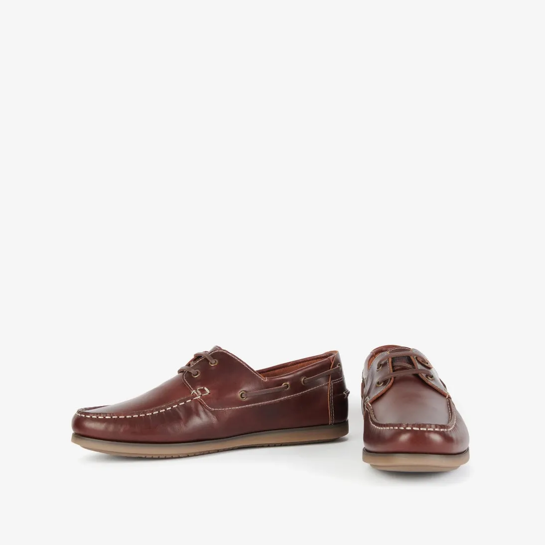 Barbour Wake Boat Shoe Mahogany MFO0684BR73