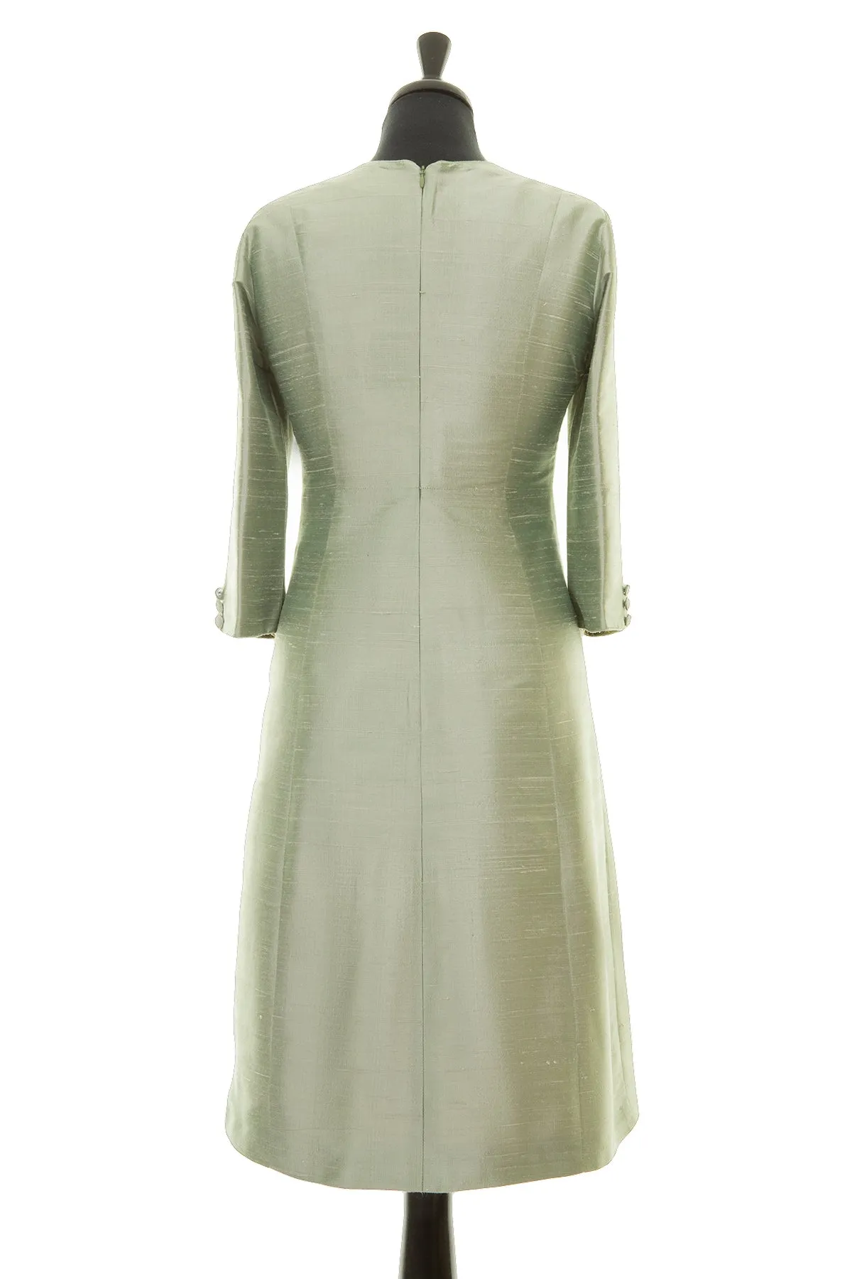 Bardot Dress in Pearl Green