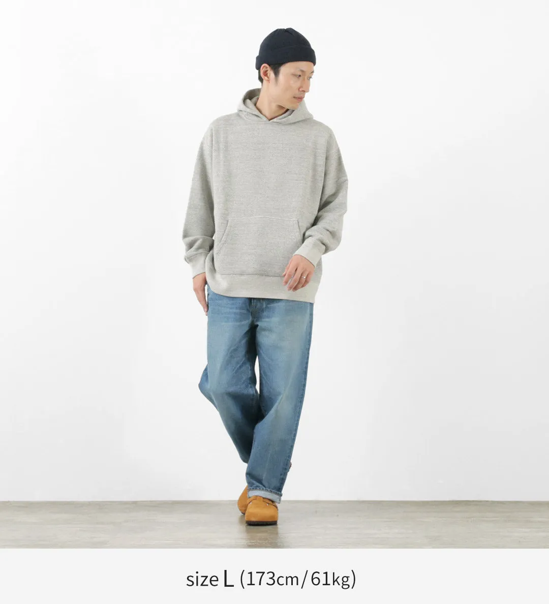 BARNS / Loopwheel wide pull sweatshirt