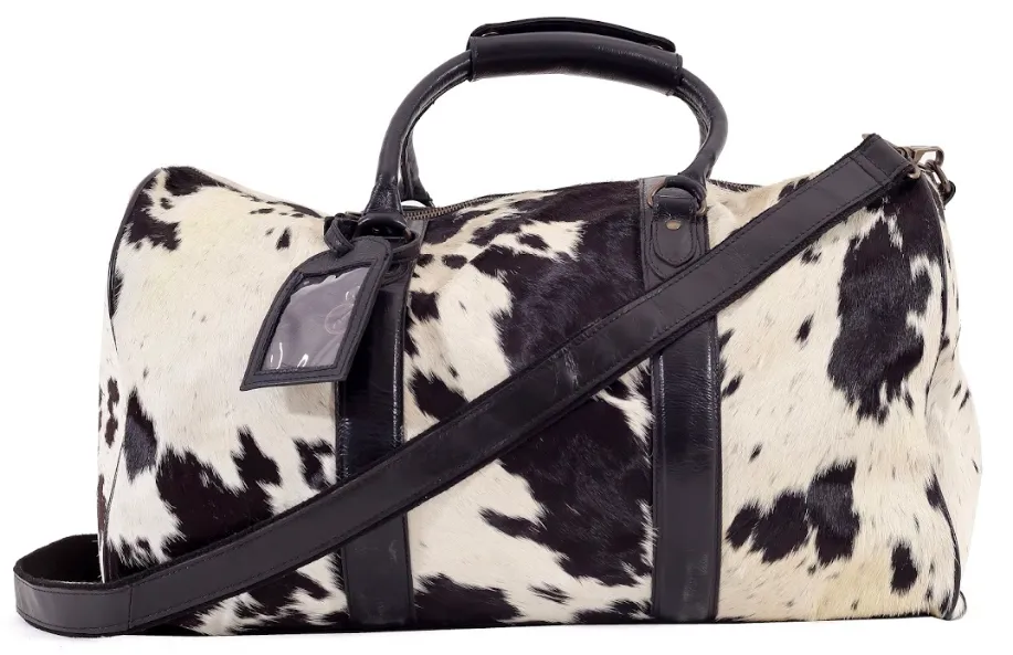 Beckwith Cowhide Duffle Travel Bag