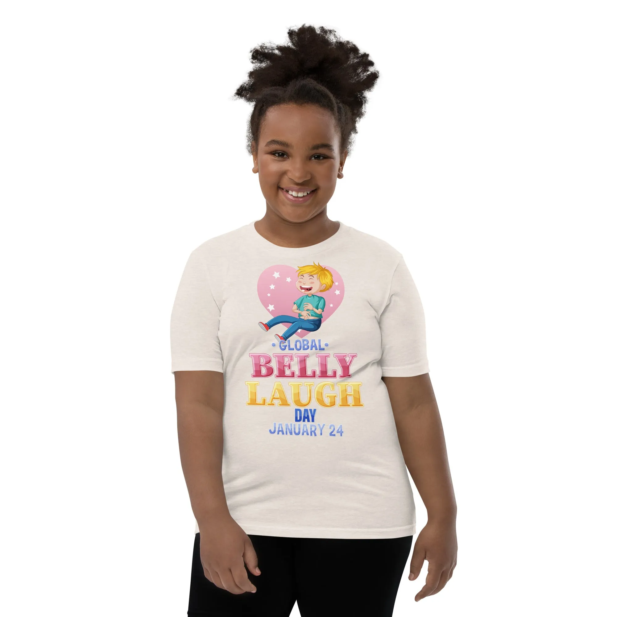 Belly Laugh Youth Short Sleeve Yellow's T-Shirt