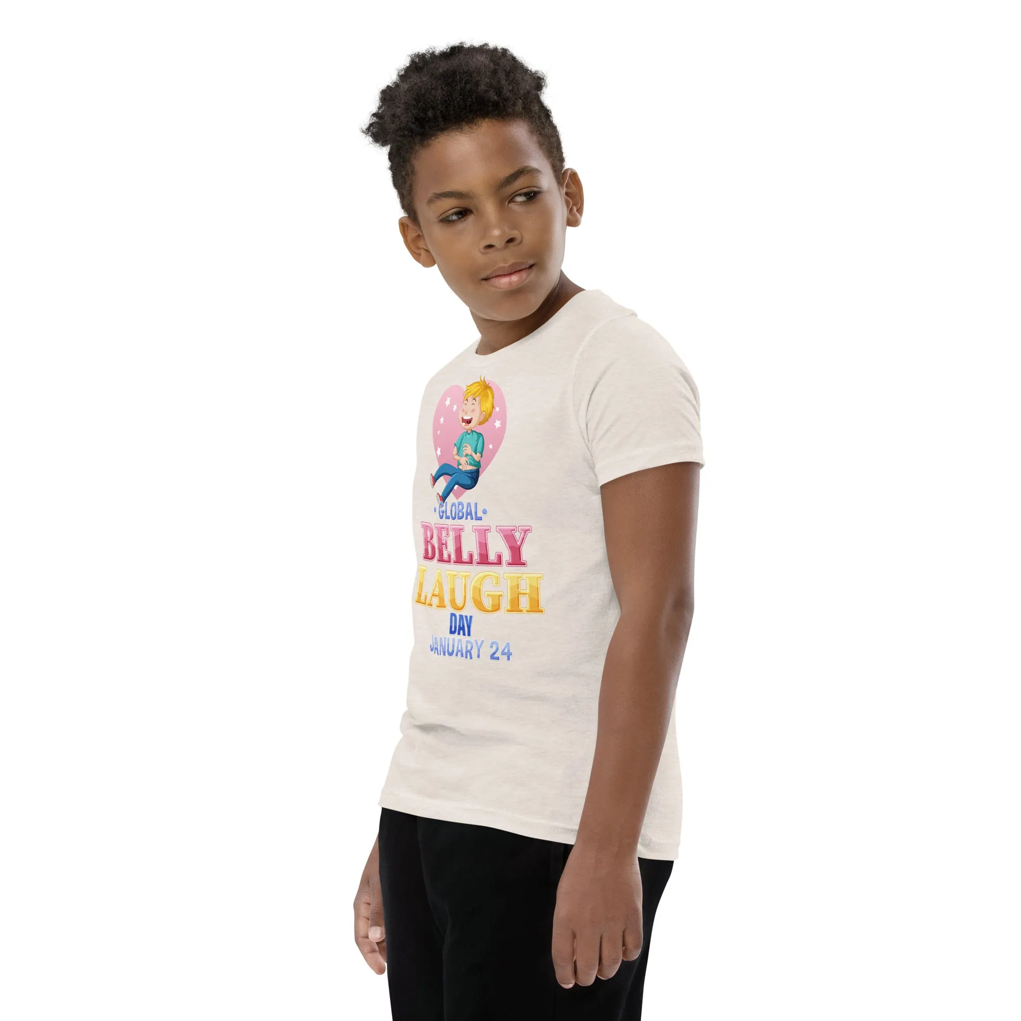 Belly Laugh Youth Short Sleeve Yellow's T-Shirt