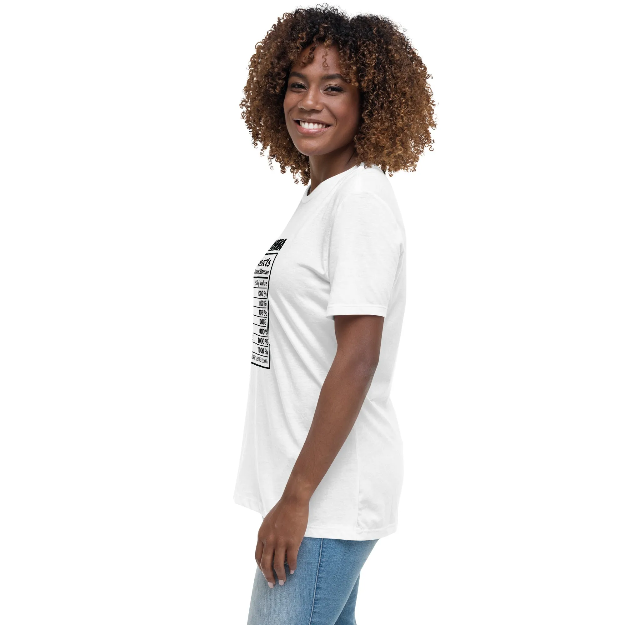 Black Momma Nutrition Facts Women's Short Sleeve T-Shirt