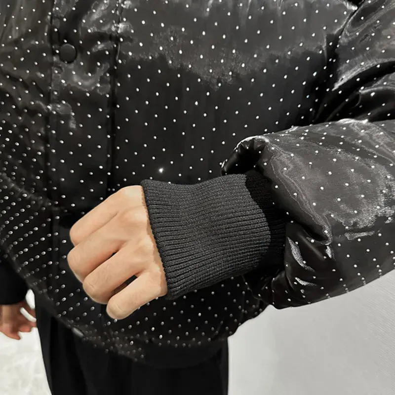 Black Polka Dot Decor Parka