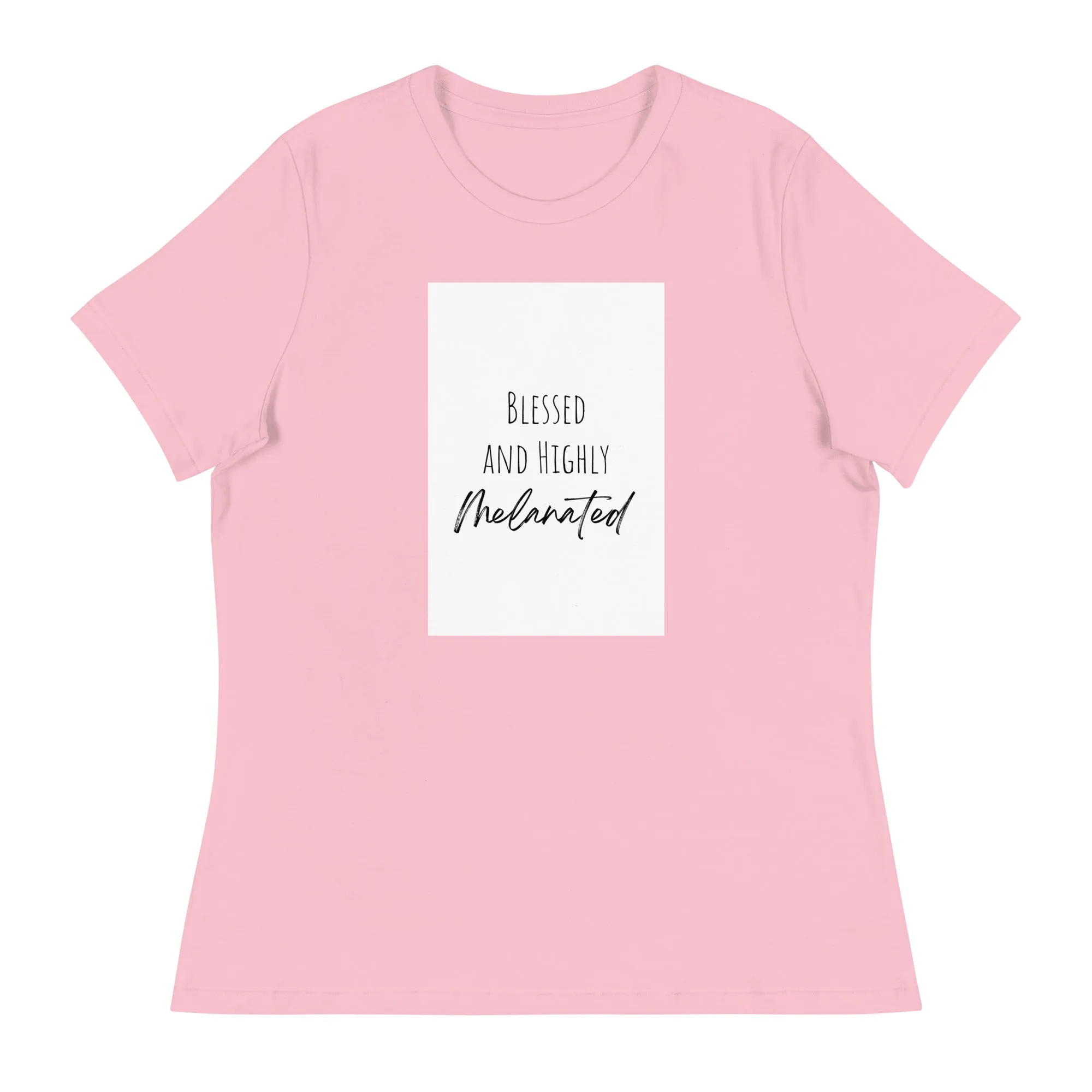 Blessed and Highly Melanated - Women's Short Sleeve T-Shirt