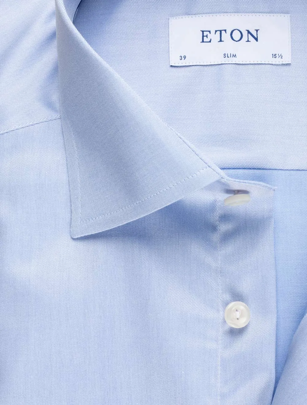 Blue Double Cuff Slim Fit Shirt