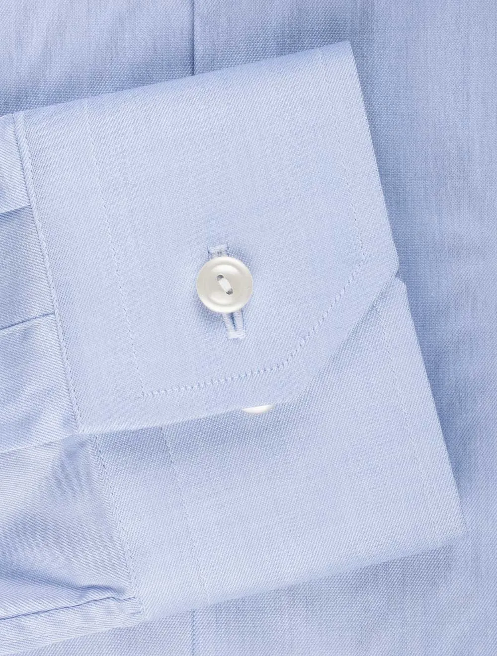 Blue Single Cuff Slim Fit Shirt