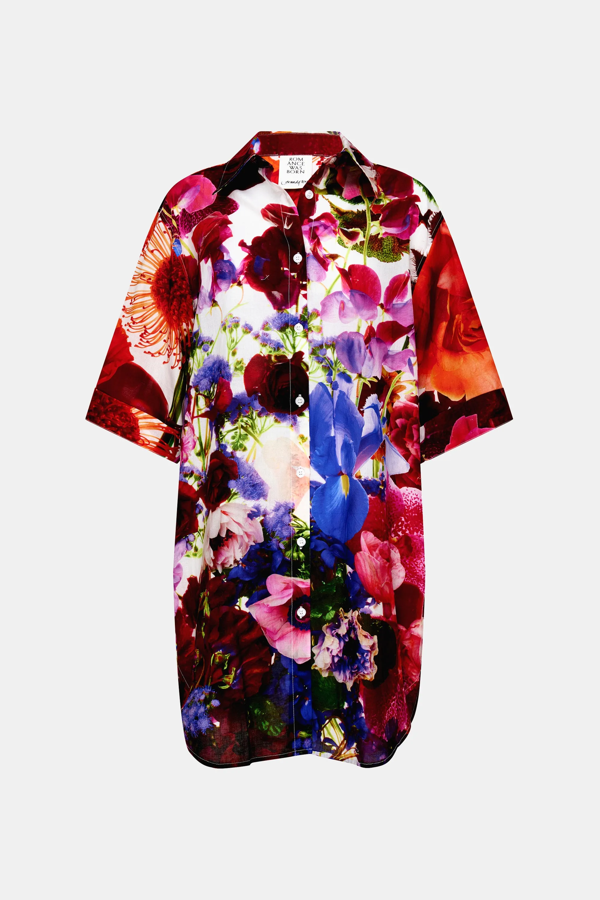 bouquet shirt dress