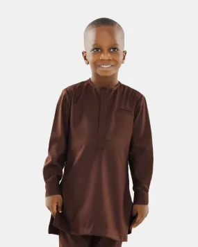 BOYS BROWN KAFTAN