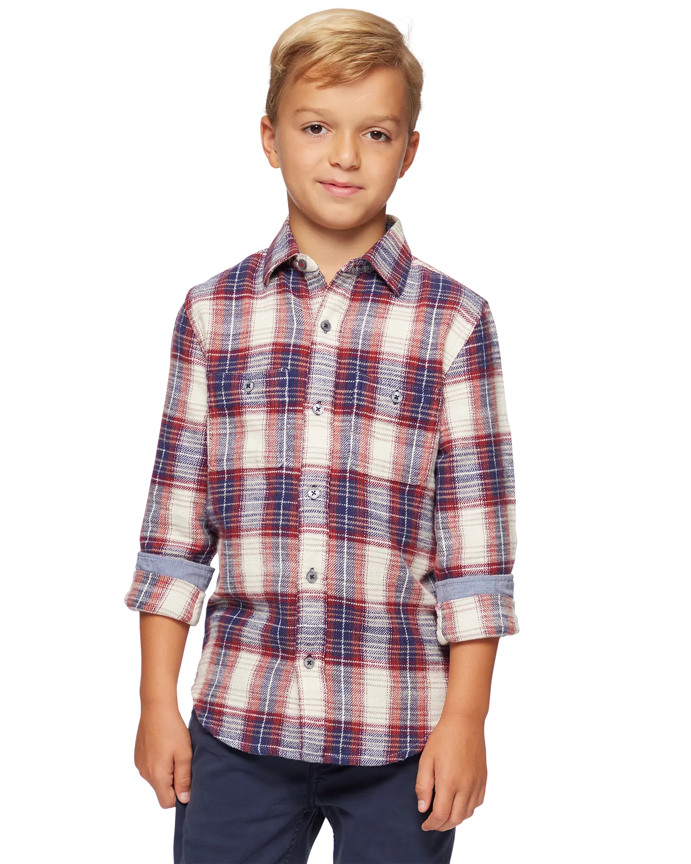 BOYS DONLEY SLUB SHIRT