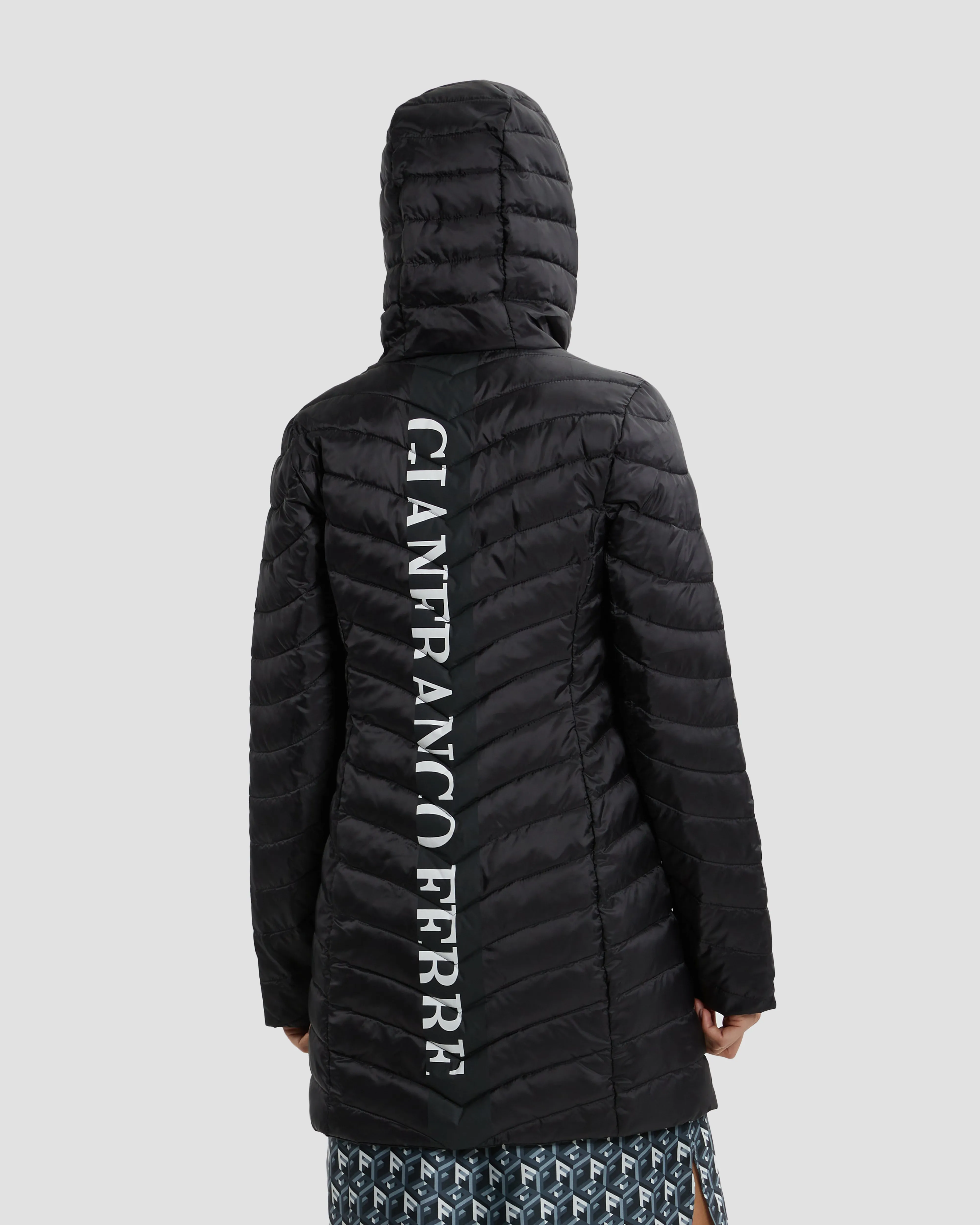 Branding Back Printed Puffer Jacket