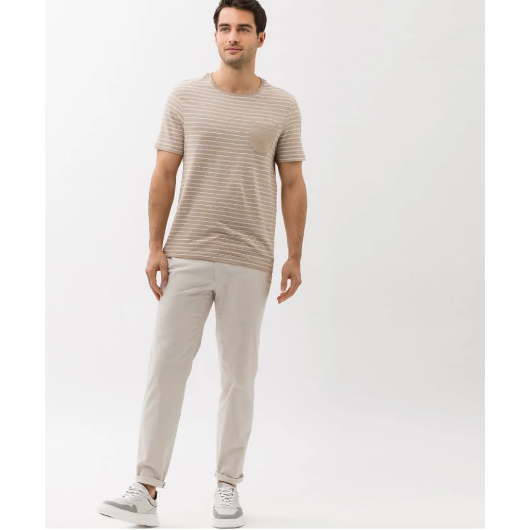 Brax Fabio Slim Fit Hi-Flex Lightweight Stretch Chino 81-1608 Sand