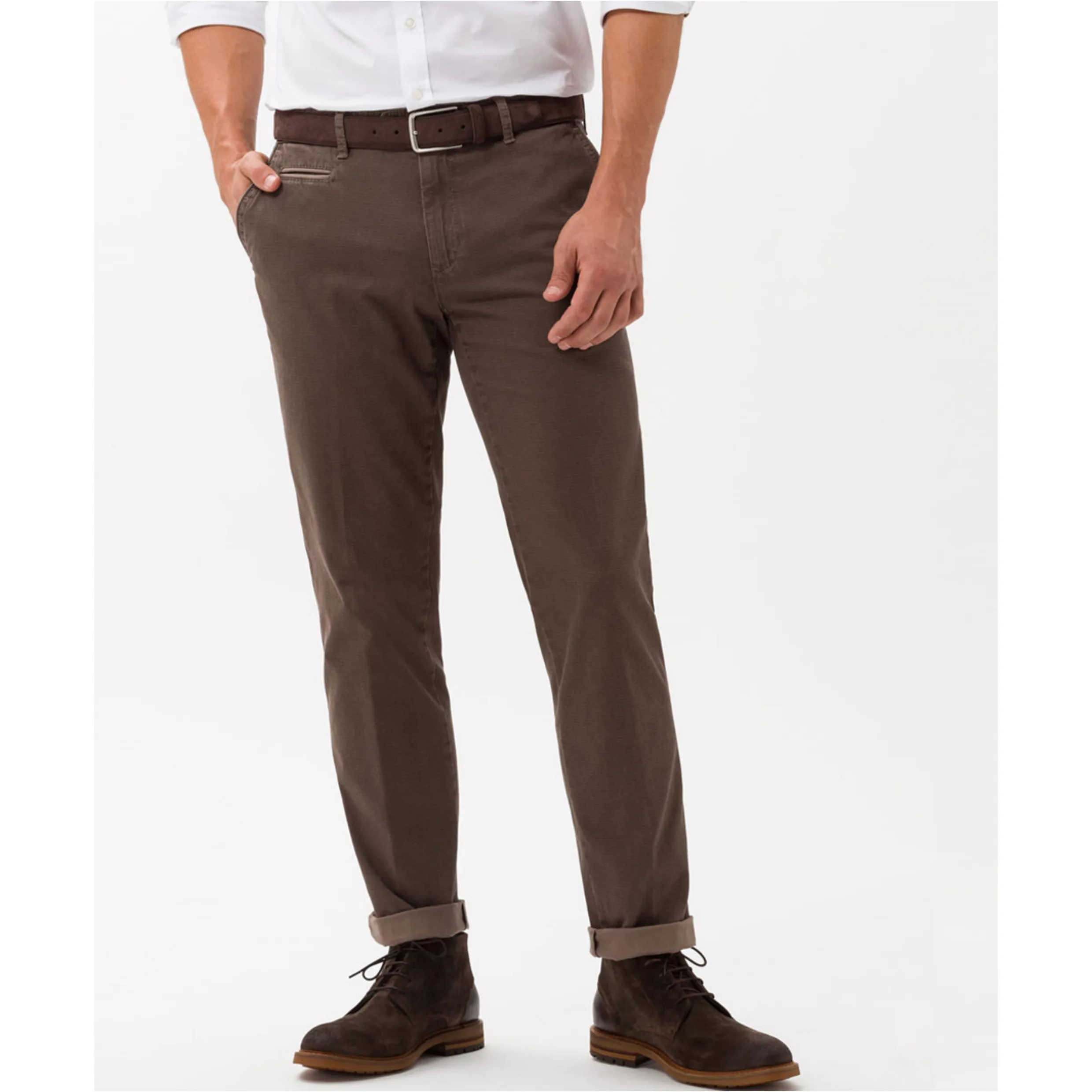 Brax Finest Pima Cotton Chinos Everest C 83-1447 - Nut