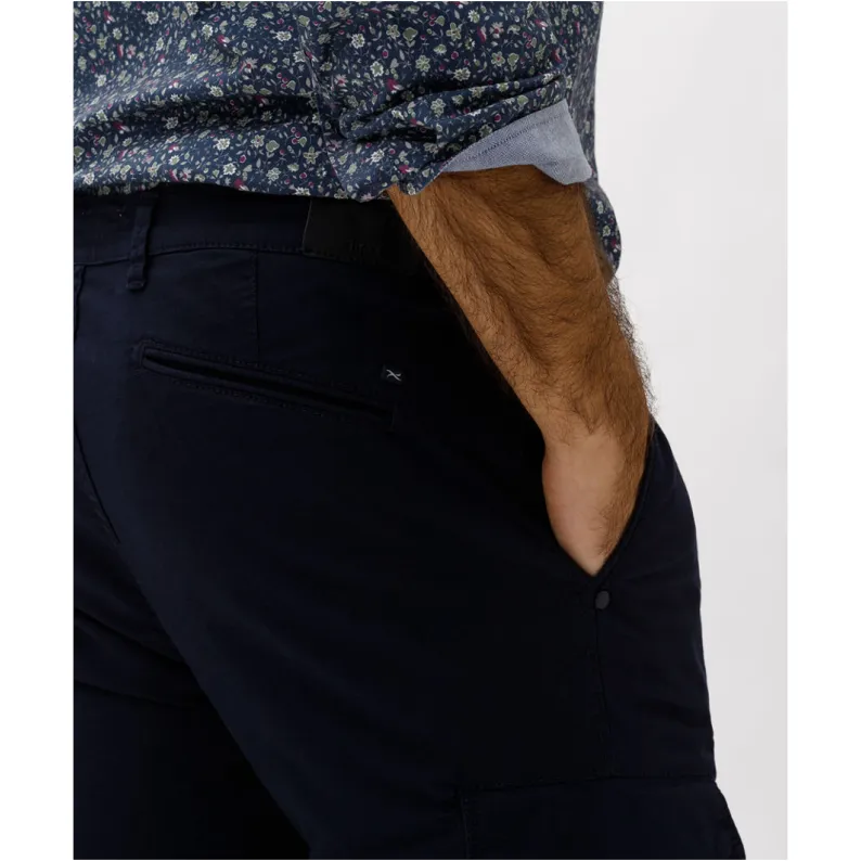 Brax Hi-FLEX: Slim Cargo Combat Chinos 84-1557 Navy