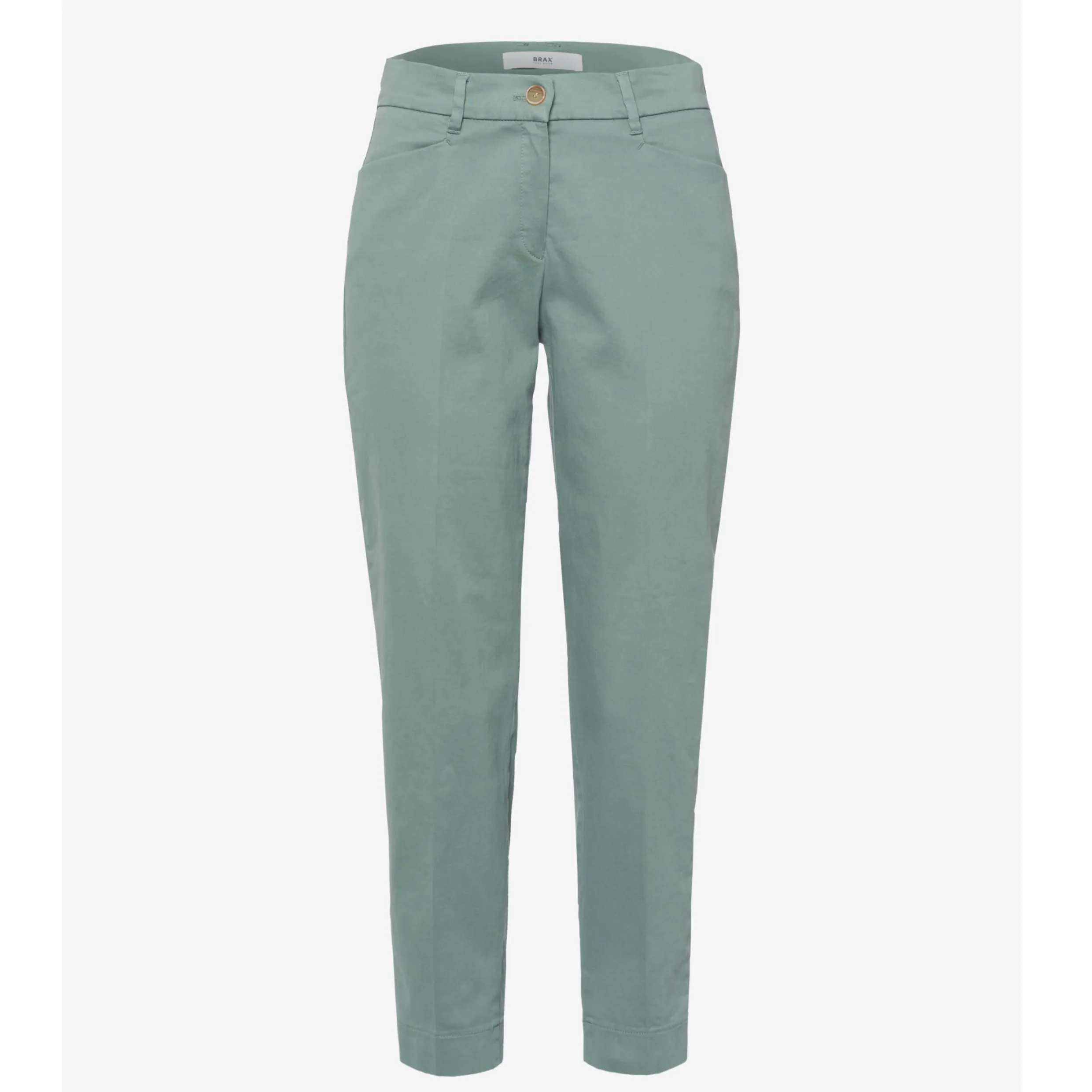 Brax Mara Crop Chino in Matcha 72-1458