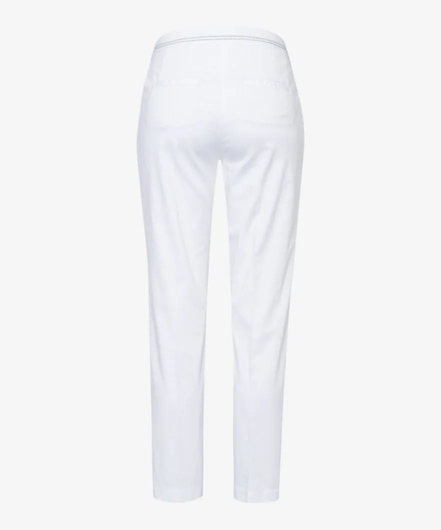 BRAX MARON CITY PULL ON CHINO White 74-1557