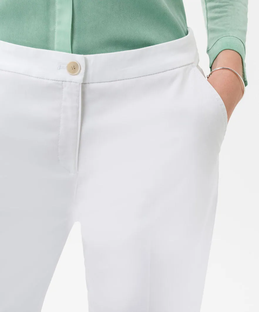 BRAX MARON CITY PULL ON CHINO White 74-1557