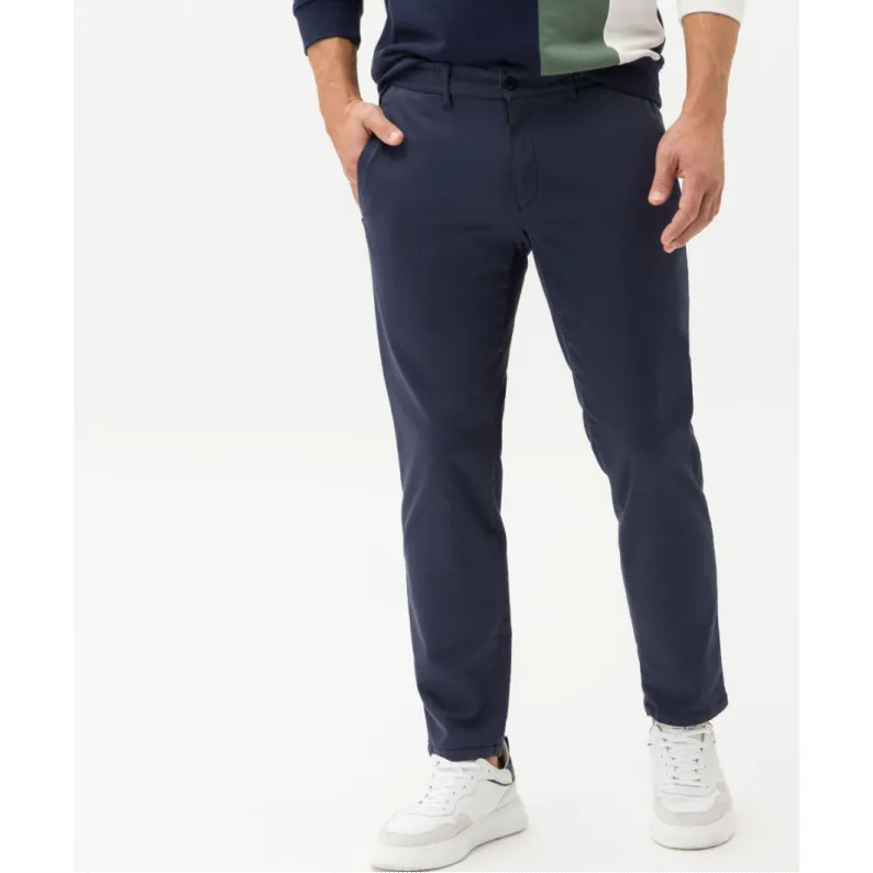 Brax Phil Cropped Lounge Chino Blue 82-3748