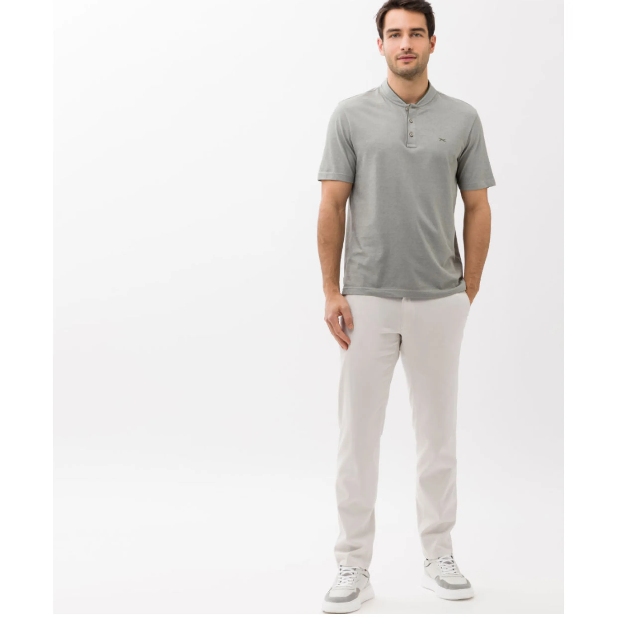 Brax Slim Fit Summer Chino 82-1708 Silvio - Bone