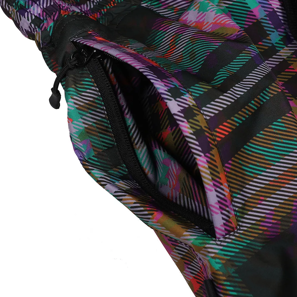 BSR POT-X REFLECTIVE JOGGER PANTS PURPLE CHECK