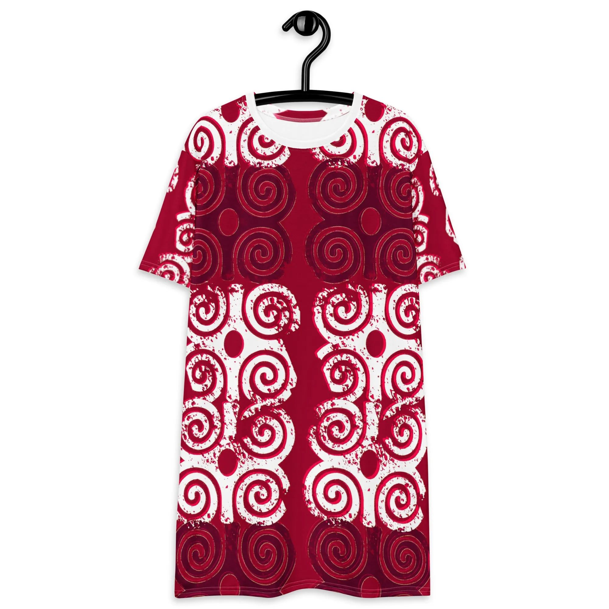 Bubalapa Spiral Batik T-shirt dress