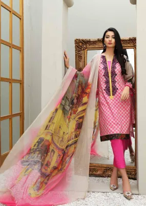 Charizma Infinity Edition 3 · Embroidered Lawn With Chiffon Dupatta – CIN-15B