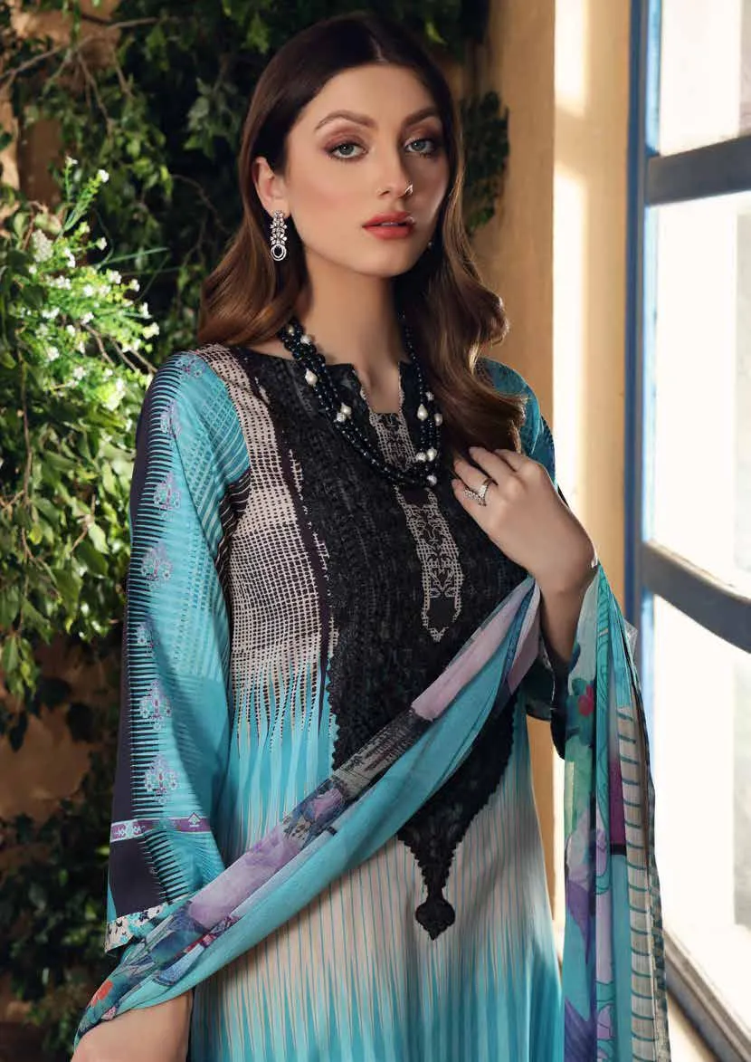 Charizma Infinity Edition 3 · Embroidered Lawn With Chiffon Dupatta – CIN-17