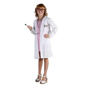 Children Lab Coat Doctor Girl Costume