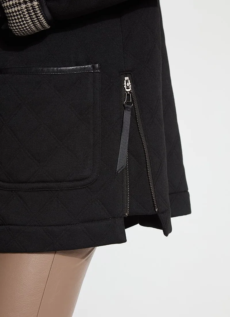 Ciana Quilted Parka | Black