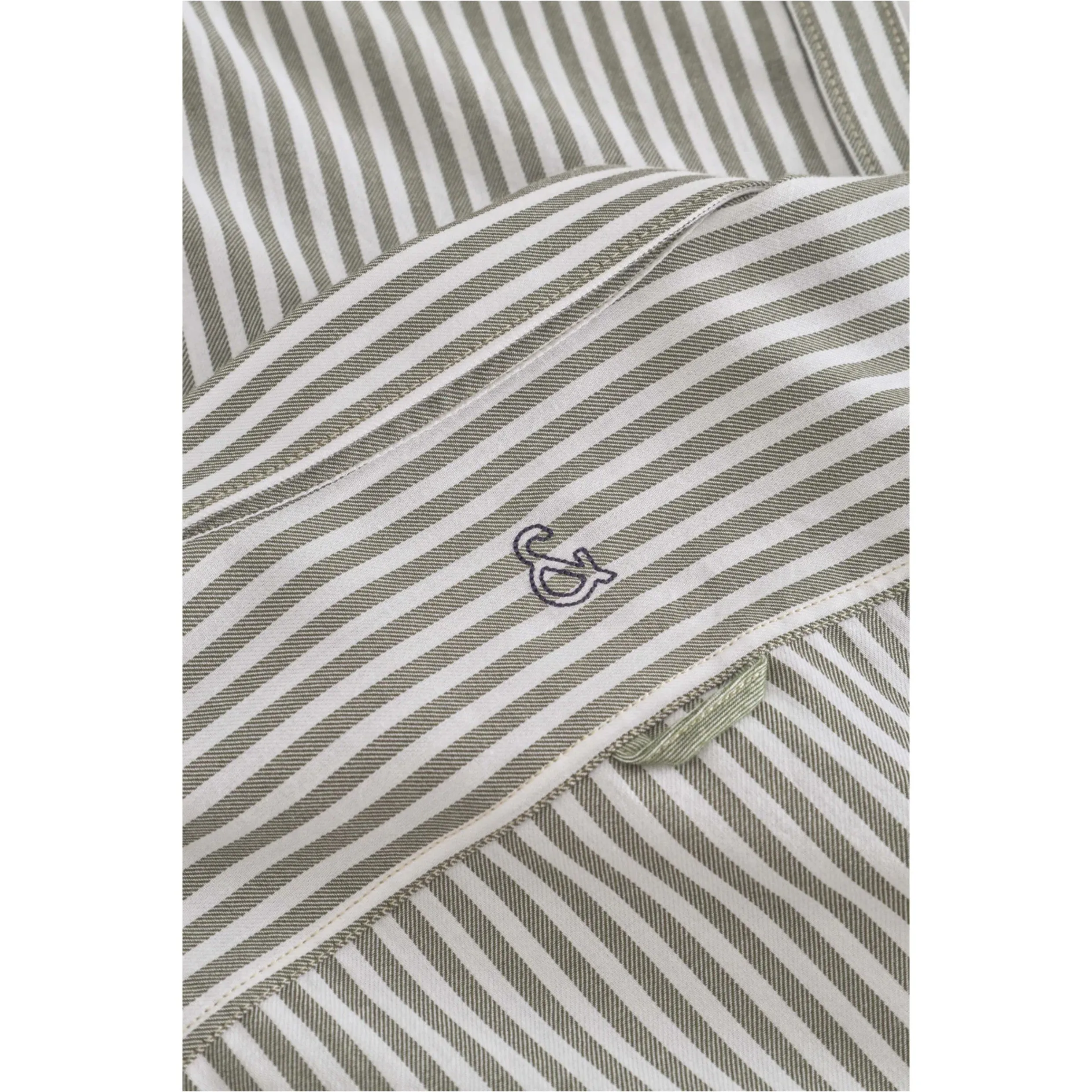 Colours And Sons Brushed Twill Striped Shirt Clover Stripes 9024-215