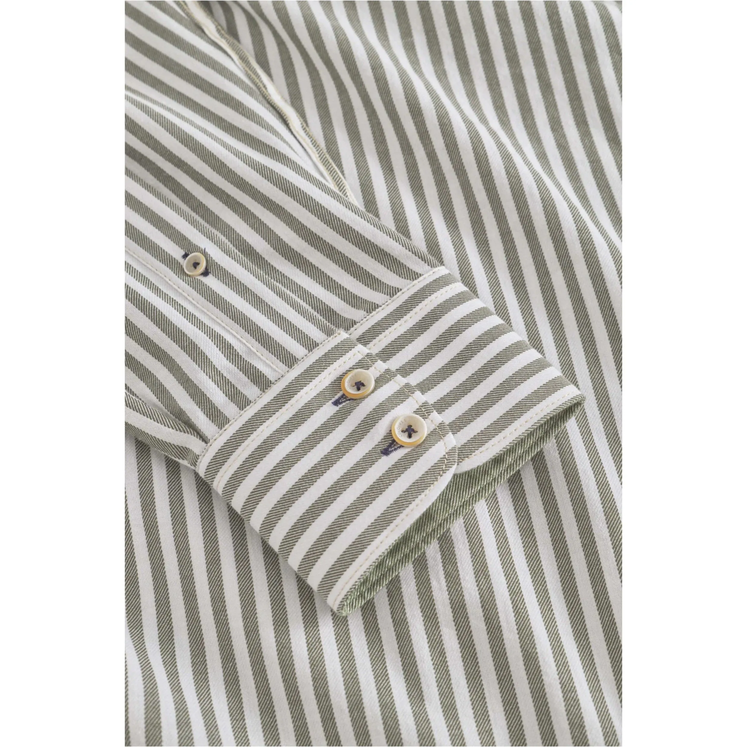 Colours And Sons Brushed Twill Striped Shirt Clover Stripes 9024-215