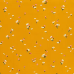 Cotton Poplin - Delicate Buttercup The Flower Fields - Art Gallery Fabrics - SALE