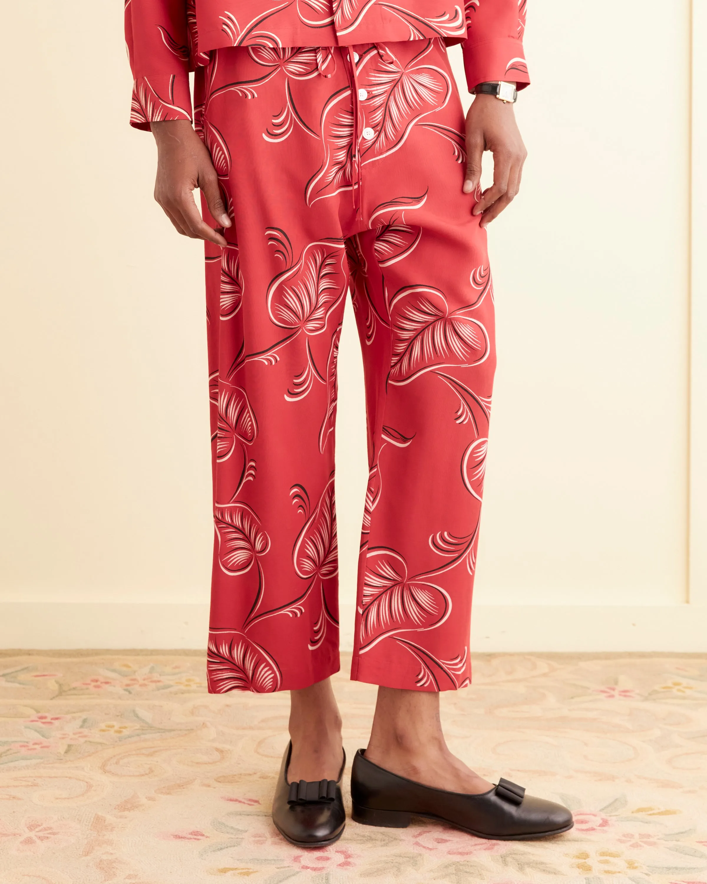 Creeping Begonia Pajama Pants