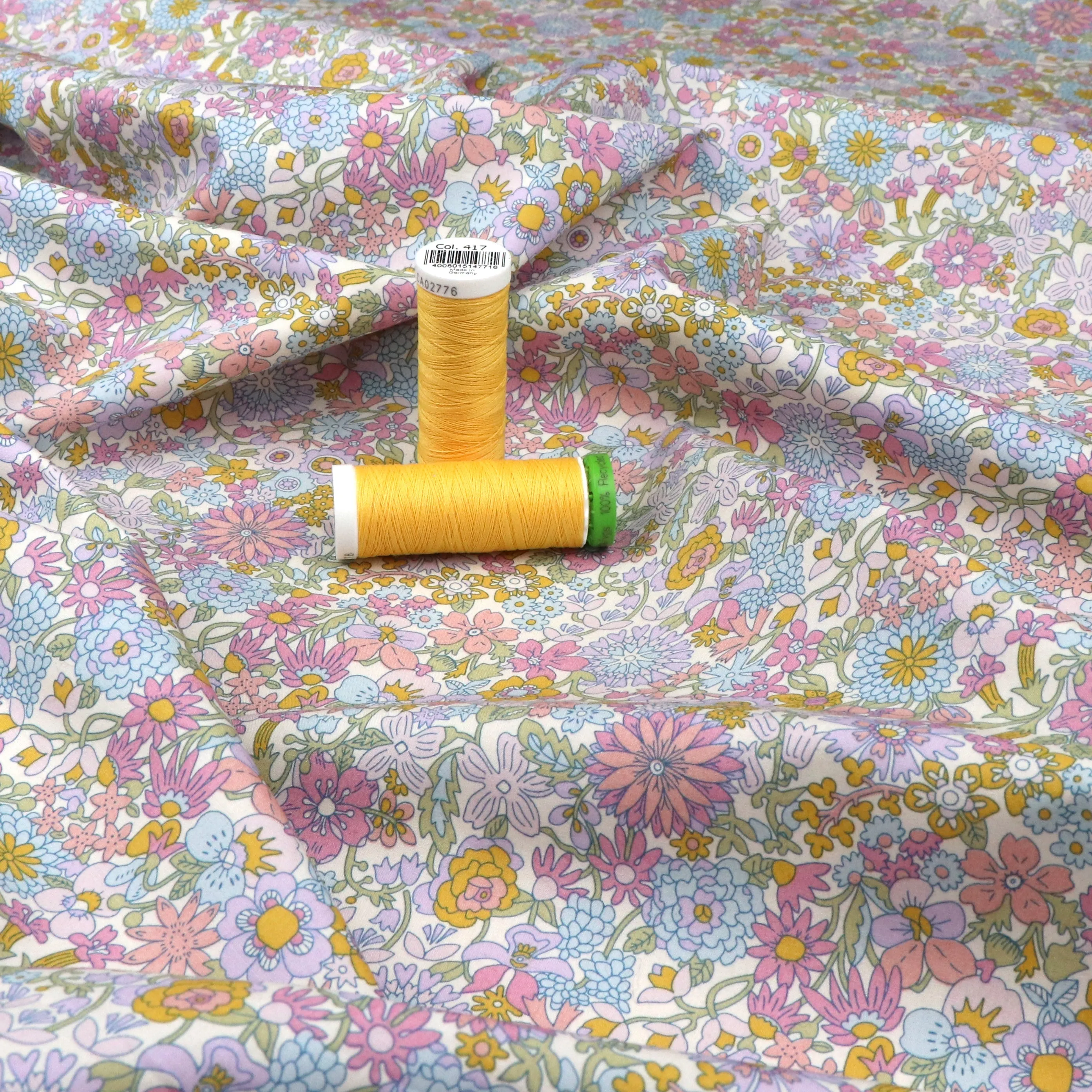 Deadstock Liberty Fabrics - Pastel Floral - Cotton Poplin