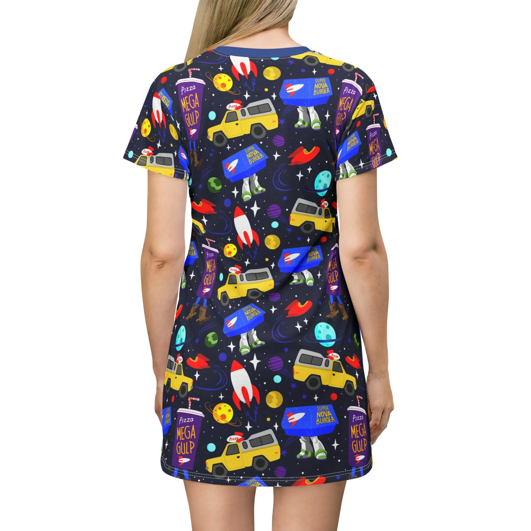 Disney Toy Story Arcade Pizza T-Shirt Dress