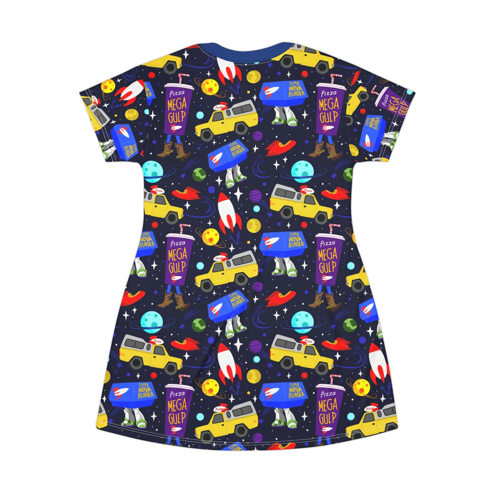 Disney Toy Story Arcade Pizza T-Shirt Dress