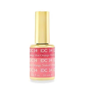 DND - DC Mood Change Gel - Hot Orange Naked Orange 0.5 oz - #34