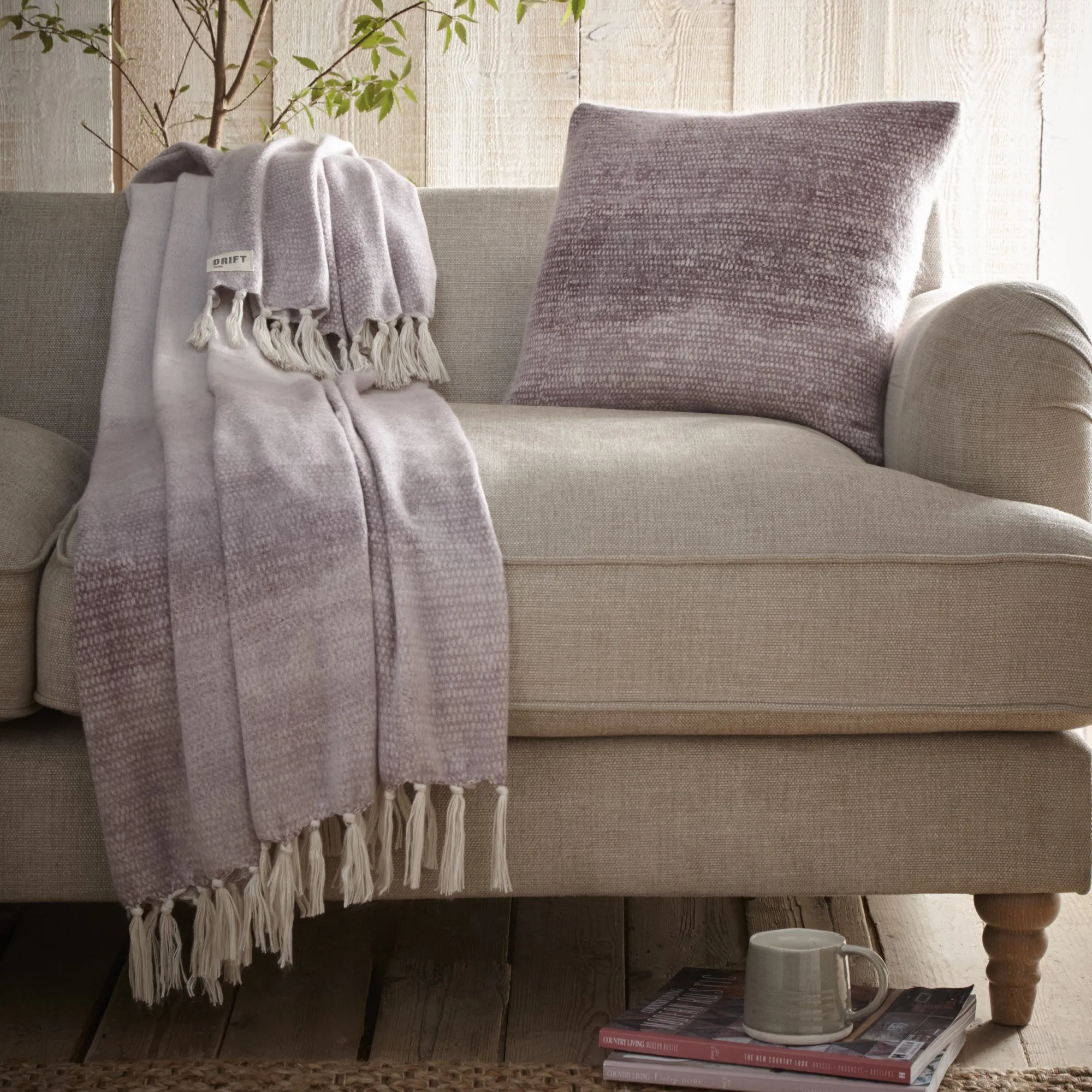 Drift Home Bretton Cushion - Mauve